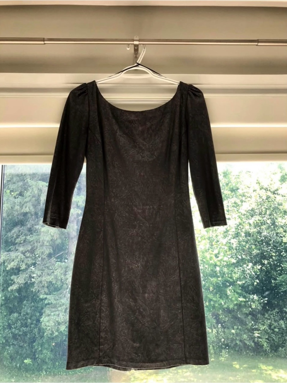 Guess Black Scoop-Neck Mini Cocktail Dress
